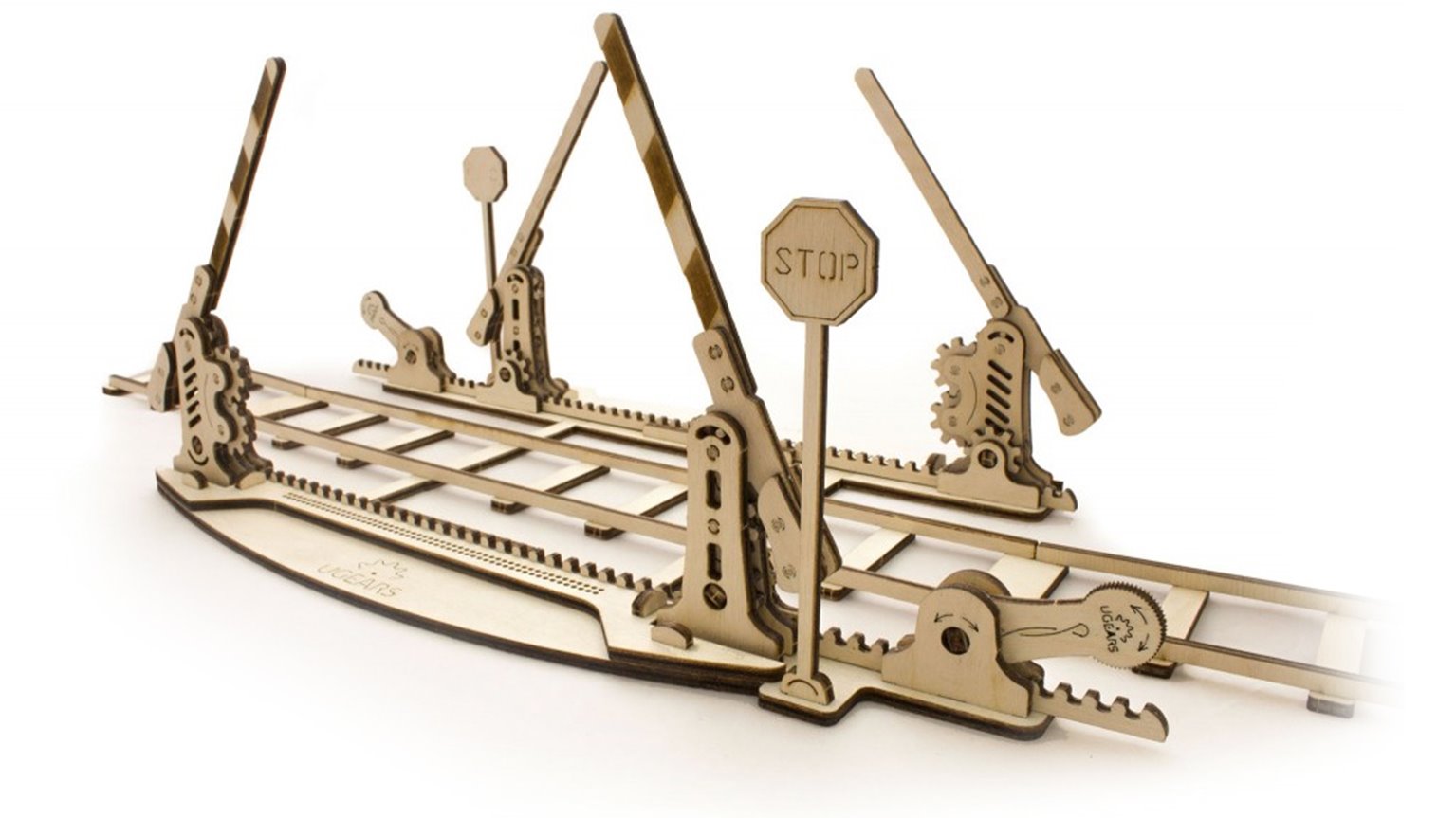 Mechanical model Rails with crossing