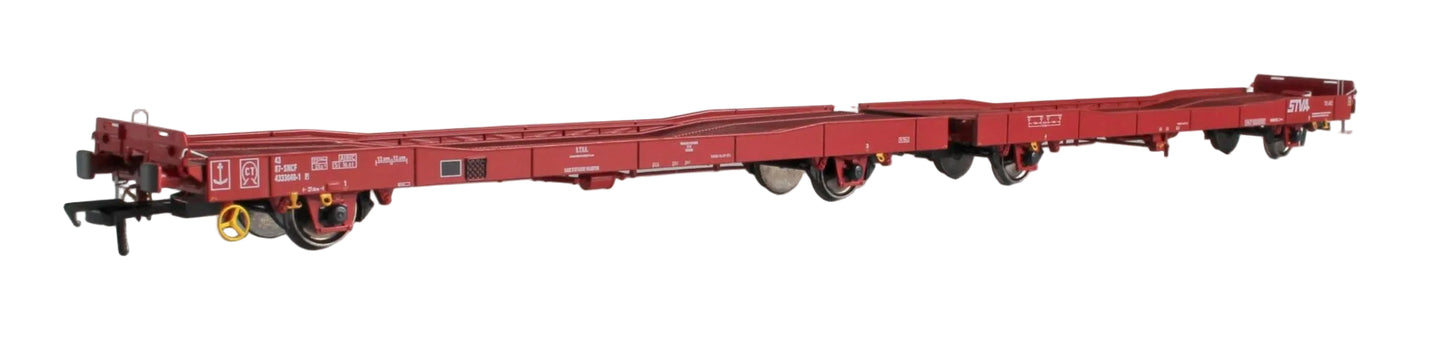 Pre-Owned IPA Car Carriers STVA Red Twin set - Flat
