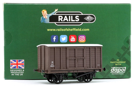 SR (ex-SE&CR) Diagram 1424 Box Van No. 45374, Southern Railway brown, 1936 livery 