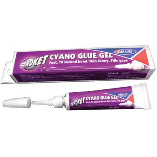 Deluxe Materials Roket Cyano Glue Gel (20ml)