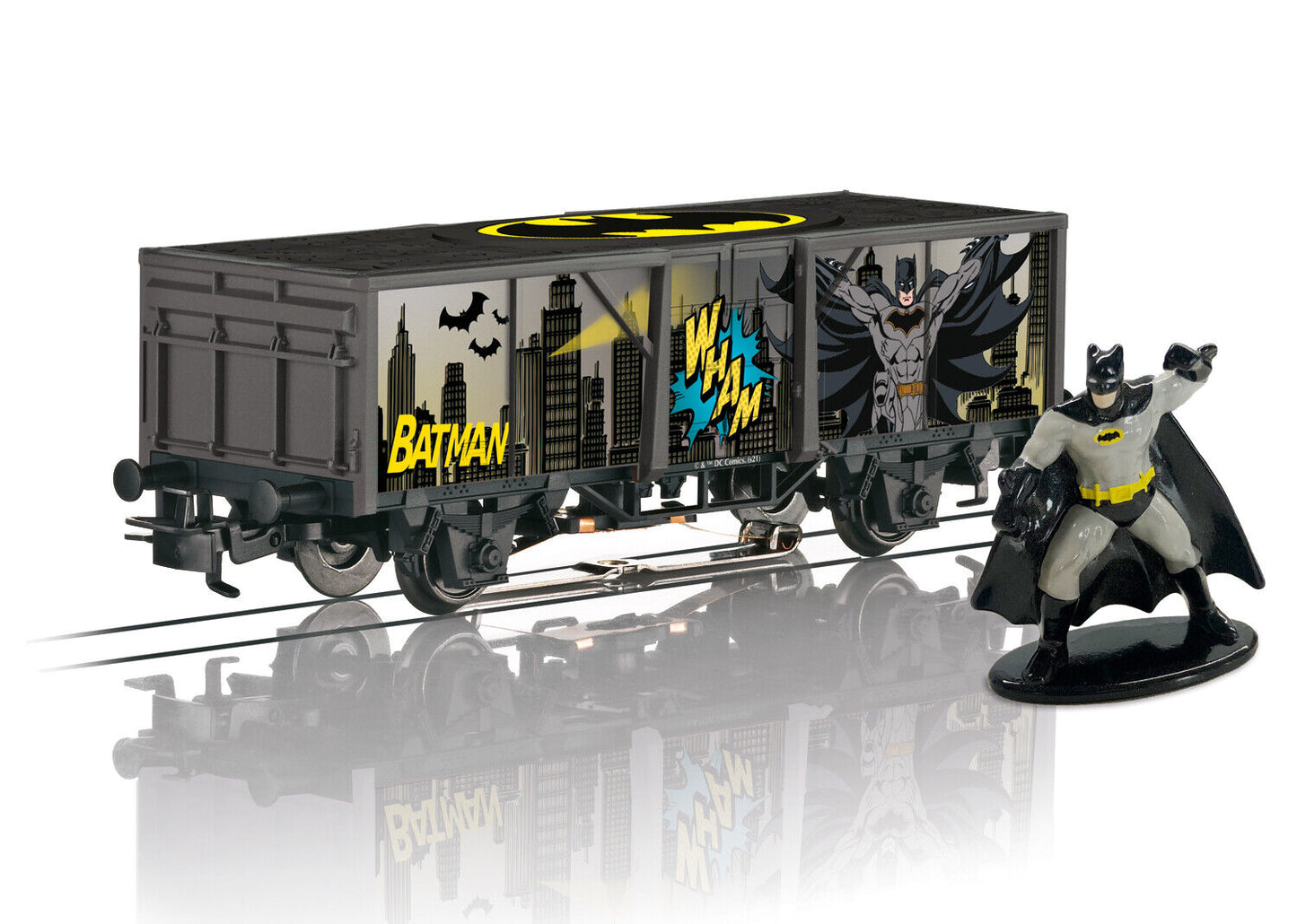 Marklin Start Up Superheroes Batman Wagon with Collectable Figure