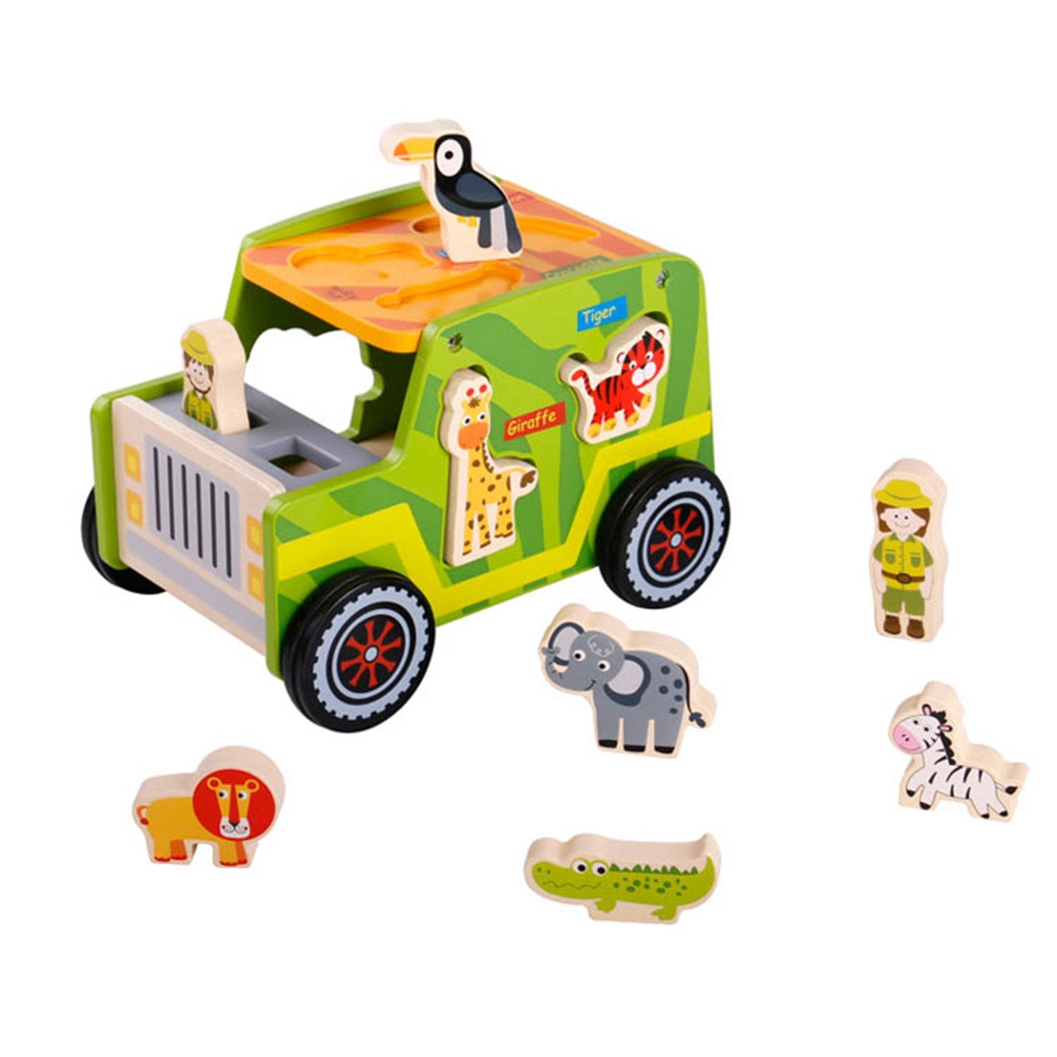 Wooden Safari Jeep Set