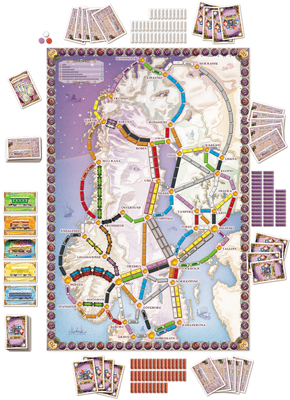 Ticket to Ride Nordic Countries Board Game