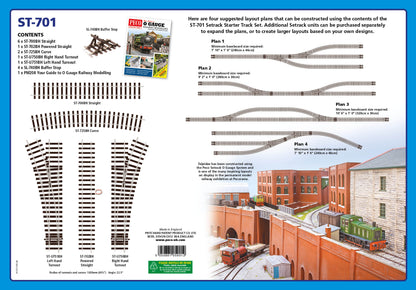 O Gauge Bullhead Starter Track Set with Code 124 Nickel Silver Rail