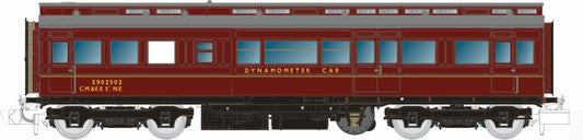 BR Lined Maroon Dynamometer Car E905202