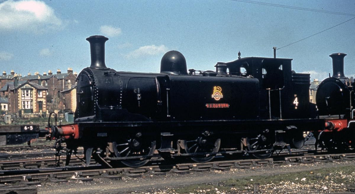 LBSCR Stroudley ‘E1’ 0-6-0T No. 4 Wroxall in BR unlined black with early emblem - Steam Tank Locomotive - DCC Sound