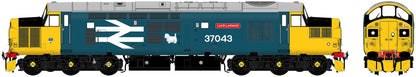 Class 37/0 37043 "Loch Lomond" BR Large Logo Blue Diesel Locomotive