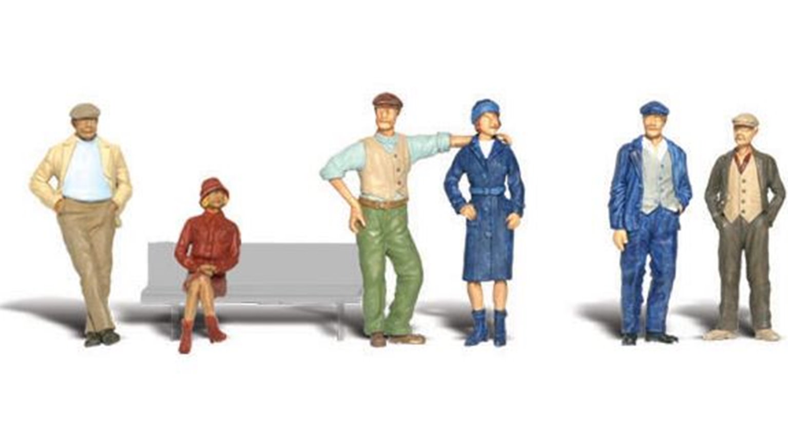 Woodland Scenics WA2156 N Gauge Figures - Bystanders