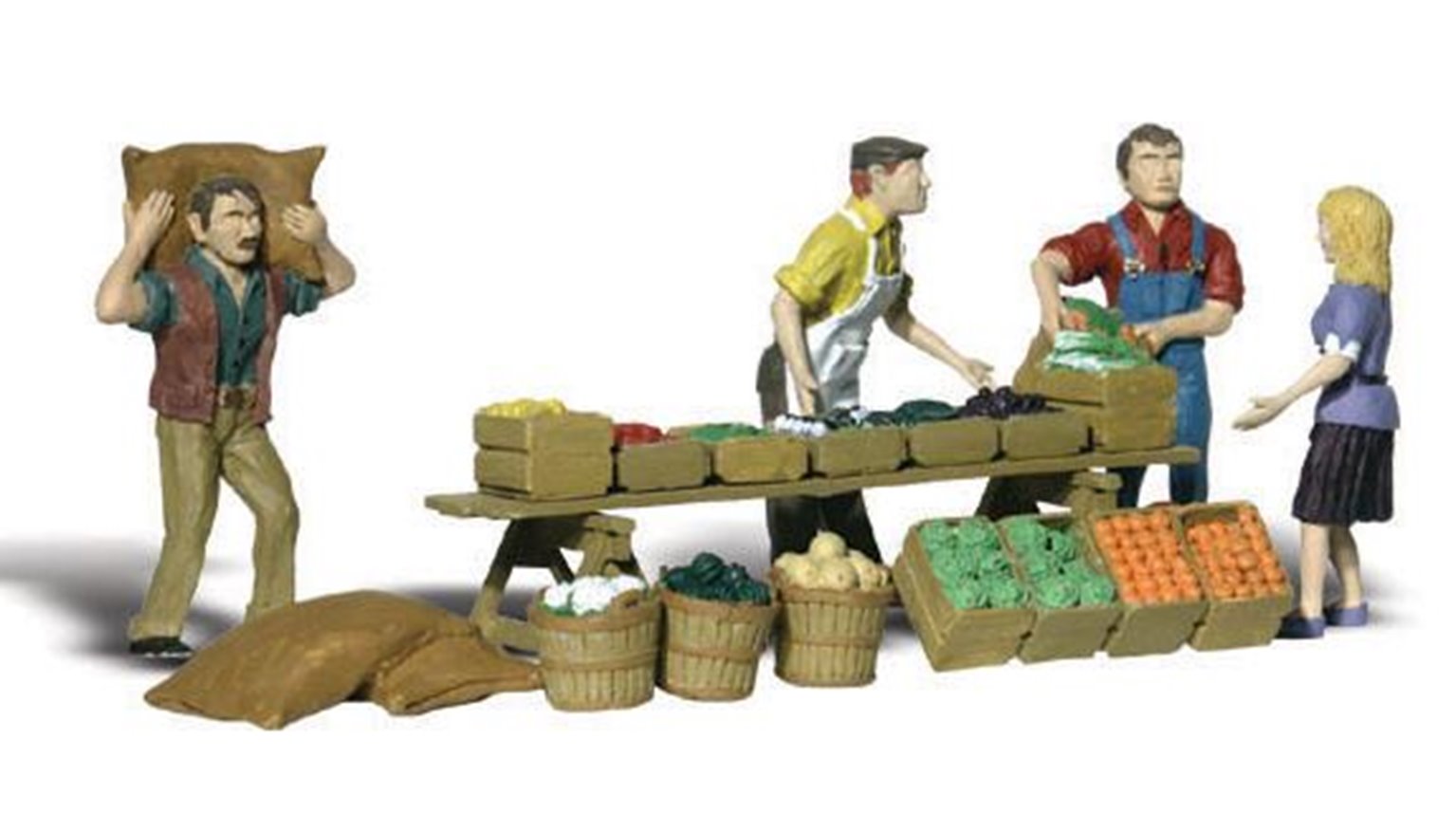 Woodland Scenics WA2170 N Gauge Figures - Farmers Market