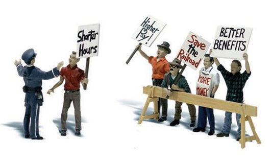 Woodland Scenics WA2197 N Gauge Figures - Picket Line