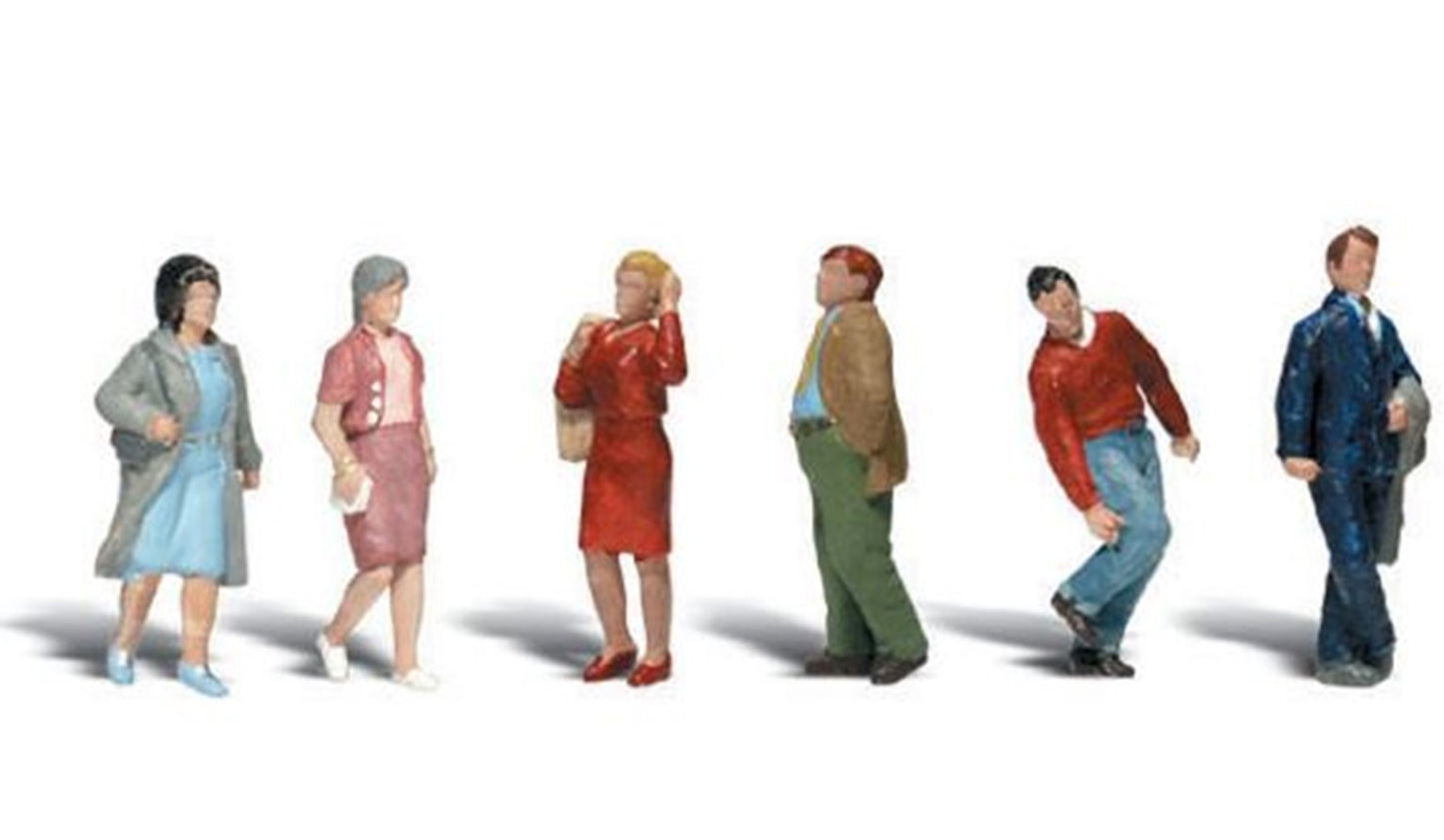 Woodland Scenics WA2210 N Gauge Figures People Walking