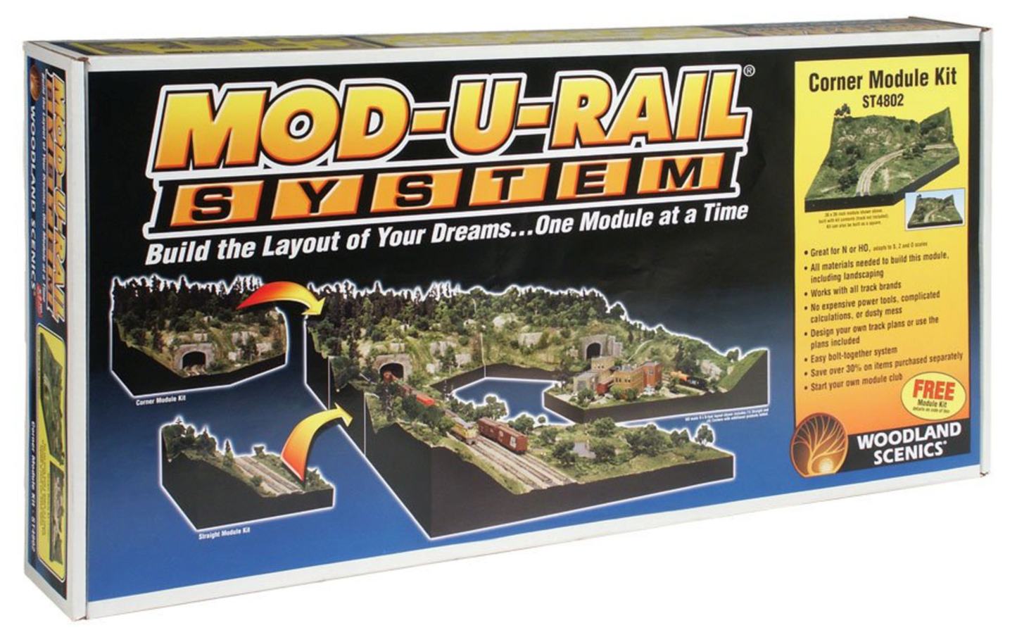 Mod-U-Rail System Corner Module Stand